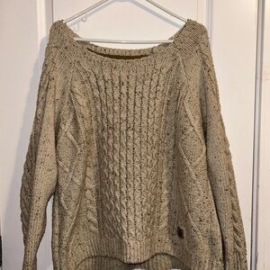 Carhartt Women's Cable Knit Sweater - Tan